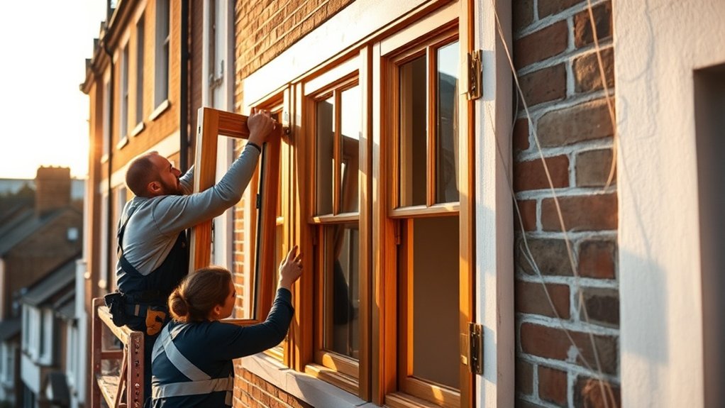 Wooden Window Installation High Wycombe