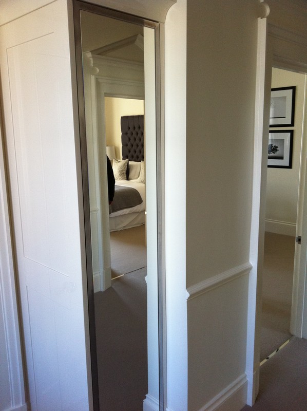 Full-length wardrobe mirror fitted in High Wycombe home