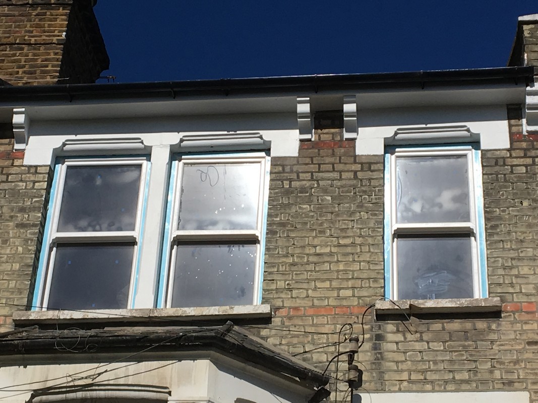 New uPVC sash windows fitted on Victorian terrace in High Wycombe